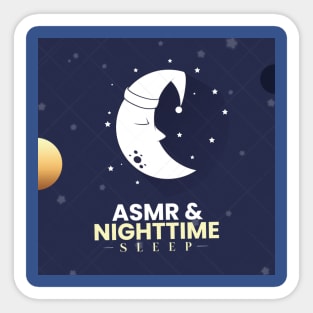 ASMR & Nighttime Sleep Logo!!! Sticker